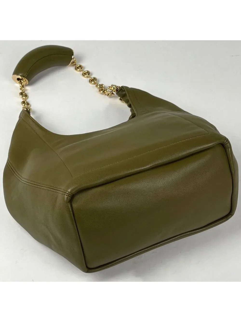 Loewe Shoulder Bag Squeeze Small Anagram Leather Green